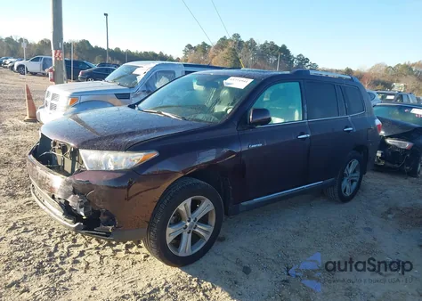 2012 Toyota Highlander Limited V6 from USA, damaged, VIN 5TDYK3EH8CS053544
